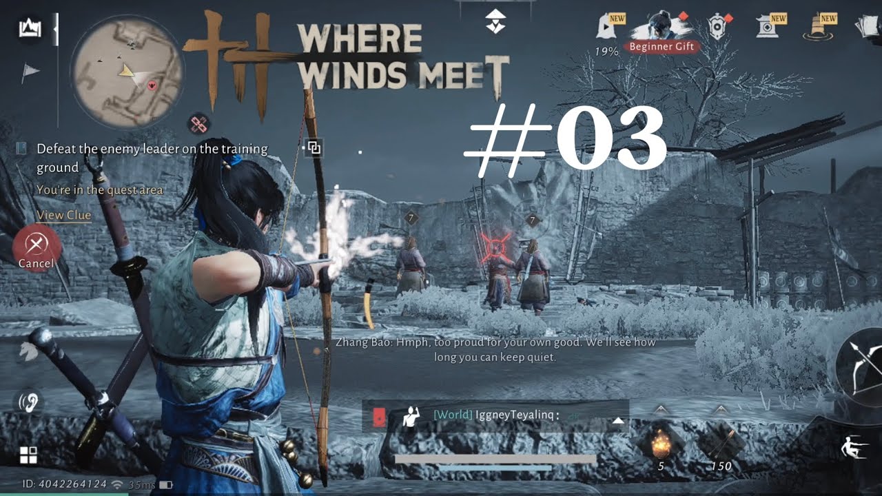 KITA RATAKAN 1 BENTENG MUSUH SOLO VS SQUAD | Where Winds Meet - Story Game RPG Mobile ( Eps 3 ) 