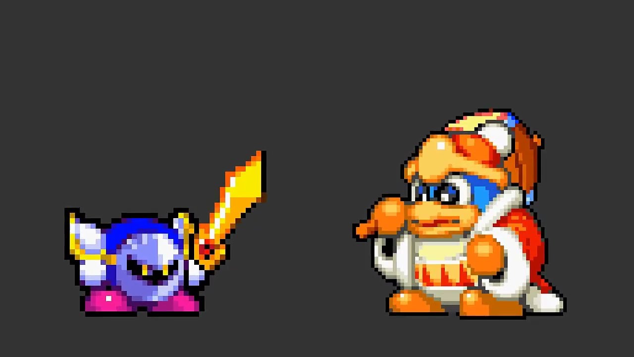 King Dedede takes off Meta knight's mask!