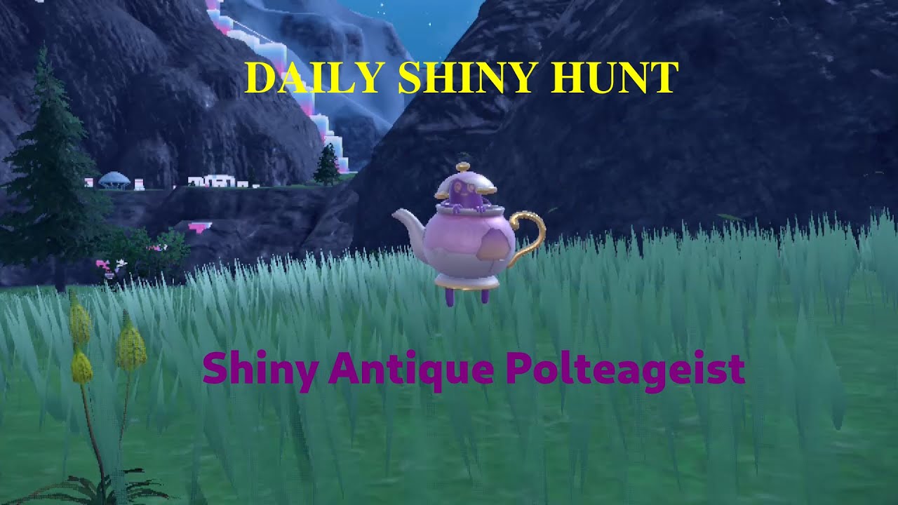 How to catch Shiny Antique Polteageist - Daily Shiny Hunt