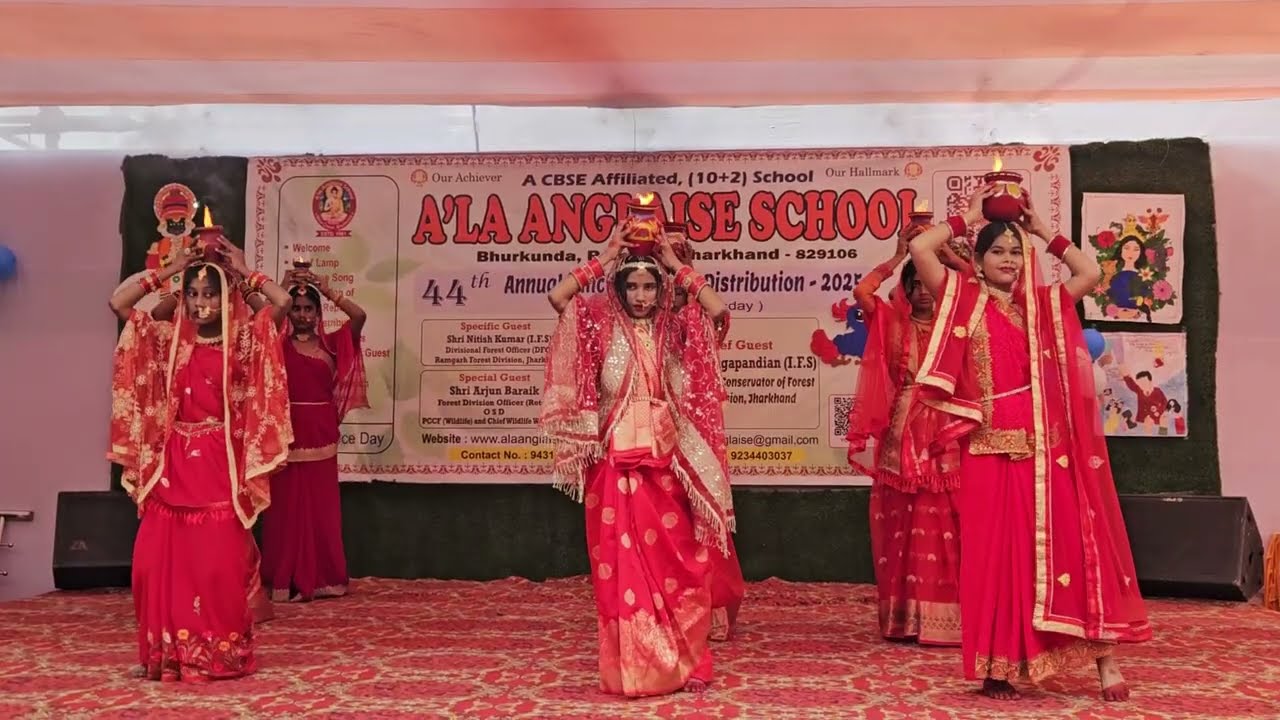 Jhijhiya  - Dance | 44th Annual Function | By Priya & Groups Std. - IX 
