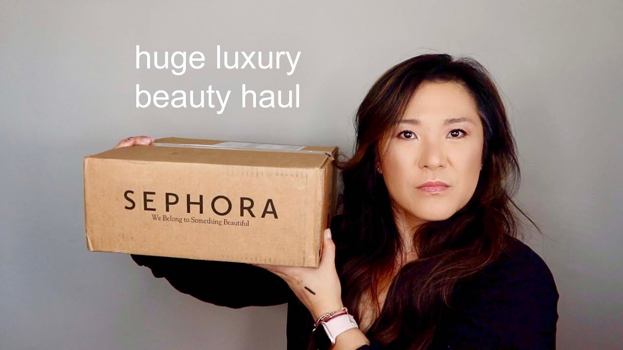 HUGE LUXURY BEAUTY HAUL | sephora holiday event haul part 2, glossier, coloupop, danessa myricks...
