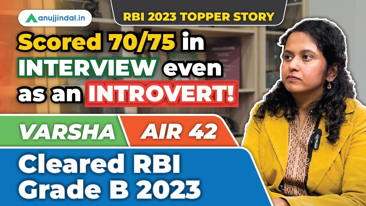 Собеседование с кандидатом на получение степени B RBI 2023 | AIR 42 | Стратегия подготовки к степ...