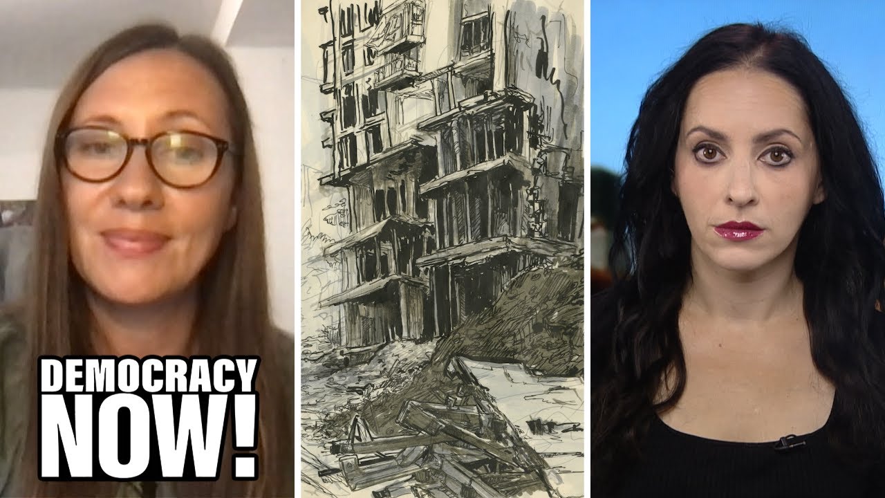 Artist Molly Crabapple & Ukrainian Journalist Anna Grechishkina Document Ukraine War
