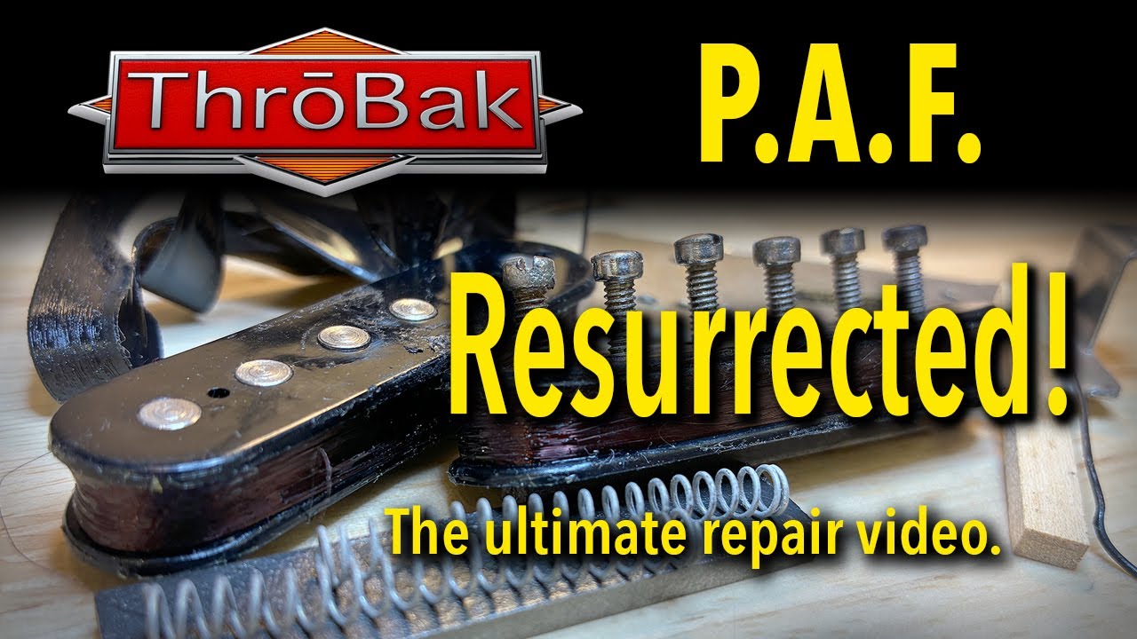 Vintage P.A.F. Pickup Brought Back to Life! Epic ThroBak Restoration!