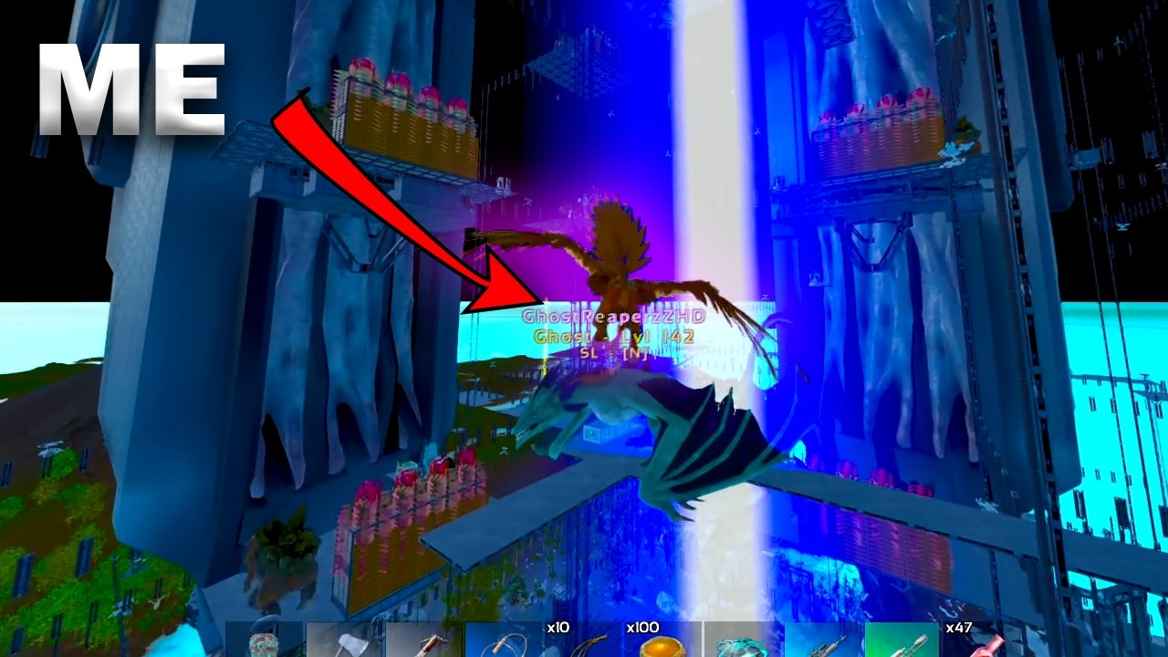 Wiping Fat Gacha Tower on Smalltribes Online