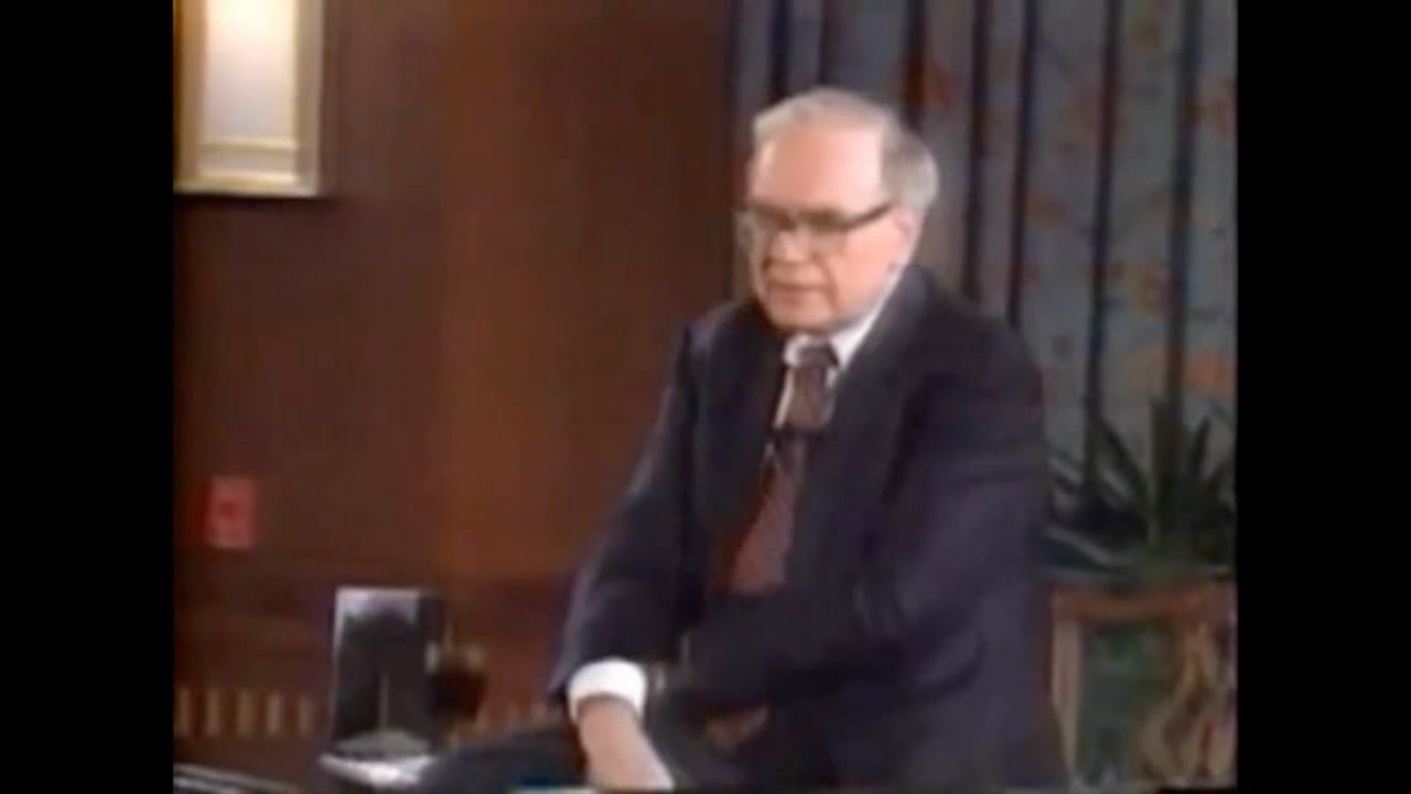 Warren Buffett | Lecture | University Of North Carolina | 1996