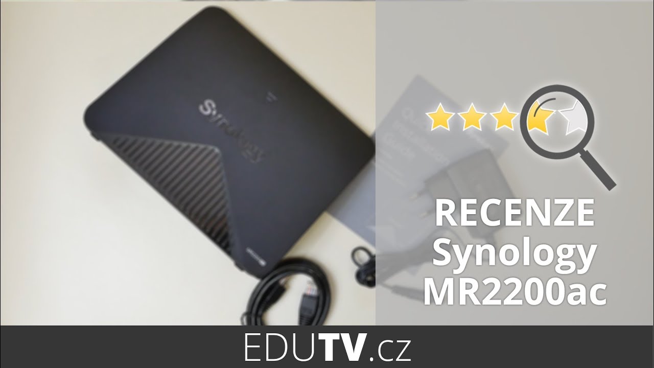 Synology MR2200ac - recenze a rozbalení | EduTV