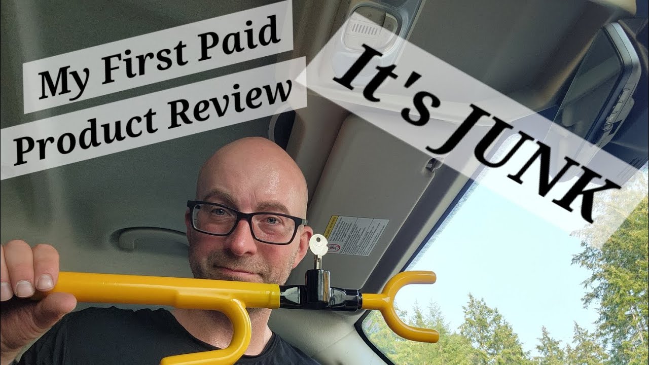 Product Review: Tevlaphee Steering Wheel Lock #vanlife #vanlifers #vanliving #productreview