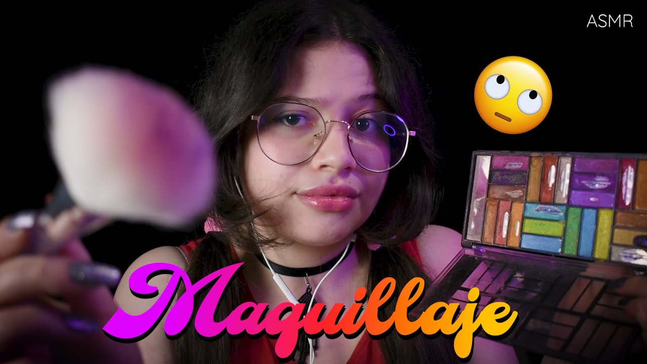 ASMR en Espa&ntilde;ol 👉🏻*tu hermana* 🙄ANTIP&Aacute;TICA TE MAQUILLA💄 (Roleplay) + Soft spoken ✨ Vivalen ASMR