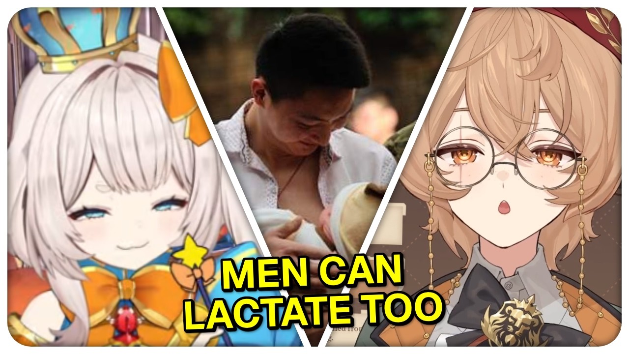Clio, Mari, Lumi, and the miracles of gymbro lactation【Phase Connect】