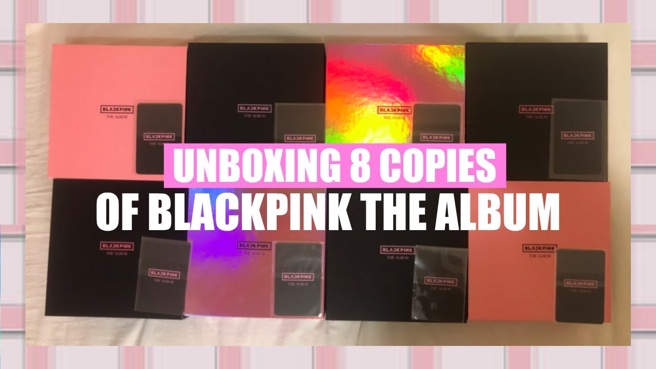 ♡ unboxing 8 copies of blackpink the album from ktown4u (all versions) ♡ *headphone users beware*