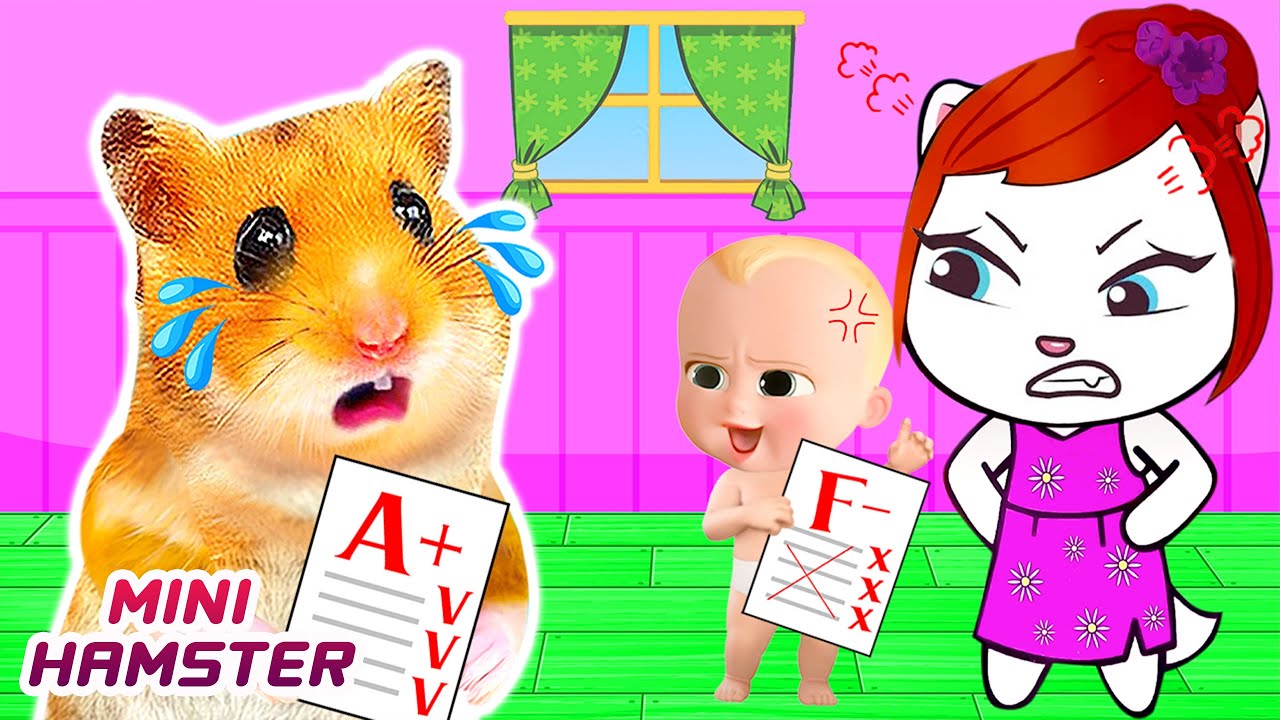 Мне очень жаль, Анжела! Не злись на хомячка МиМи | Мультфильм от MINI HAMSTER