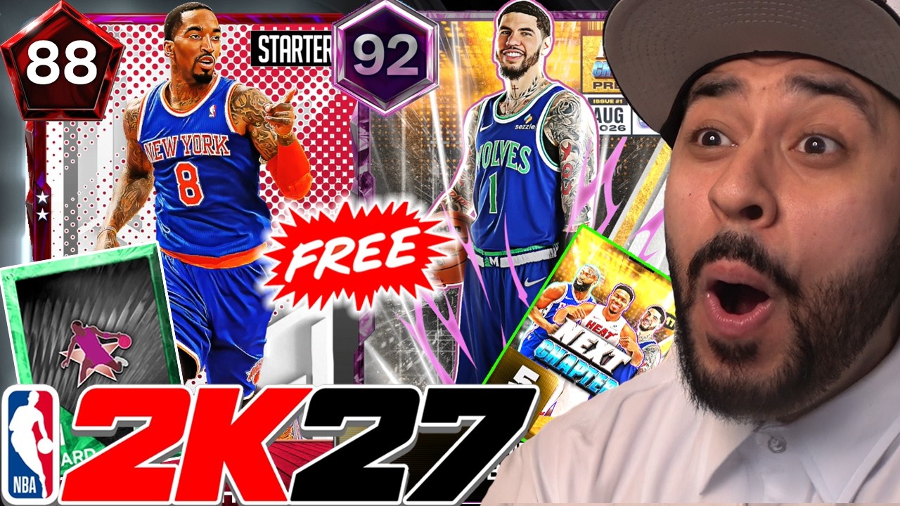 Скорее забирайте эти *СЕКРЕТНЫЕ* бесплатные карты в NBA 2K27 MyTeam