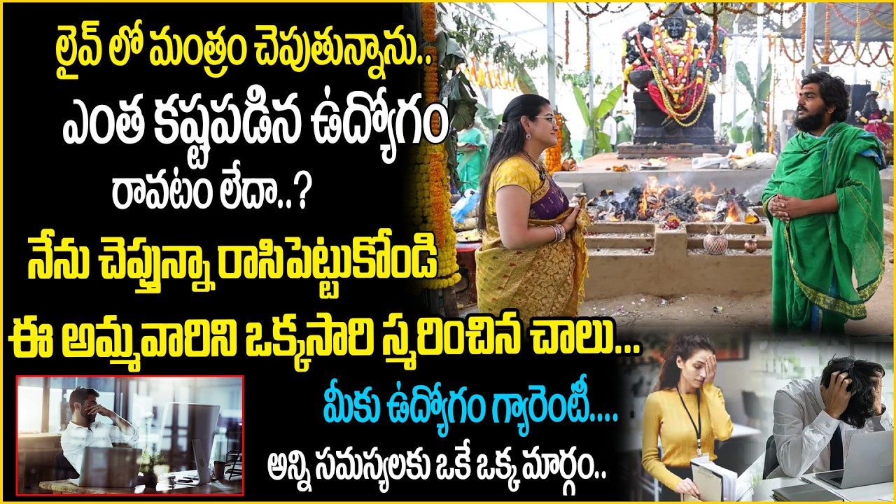 రాసిపెట్టుకోండి! ఈ అమ్మవారిని స్మరిస్తే ఉద్యోగం గ్యారెంటీ..! Rajashymala Yagam | anchor padmini |