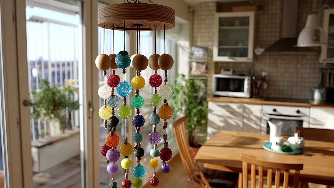 Boho Beaded Wind Chimes Using Old Accessories | Boho Vintage DIY Projects