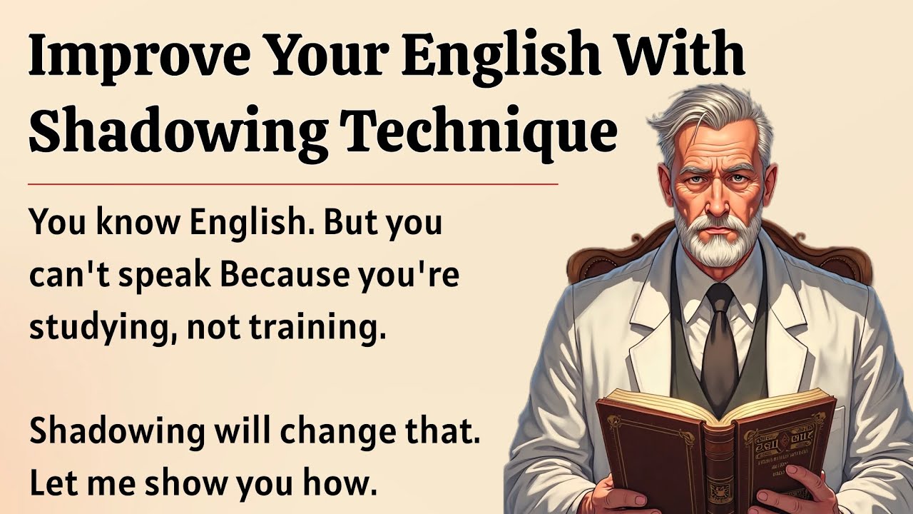 Improve Your English With Shadowing Technique || Learn English With Podcast || Improve Your English✅