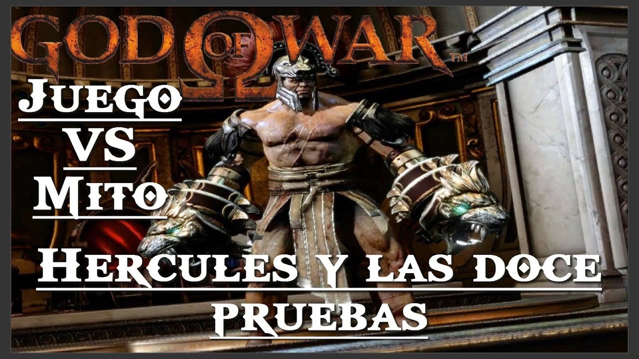 God of War || Juego VS Mito || Hércules y las 12 pruebas