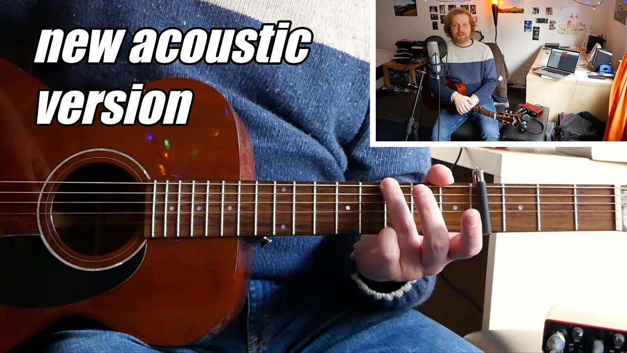 Coldplay - Yellow '21 acoustic version (cover + tutorial w/ original tuning & chords)