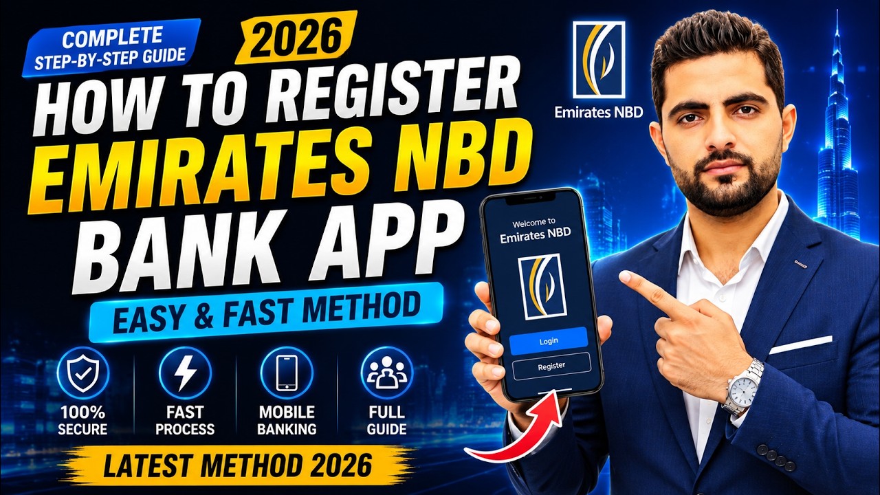 How To Register Emirates NBD Bank App 2026 | Complete Step-by-Step Guide