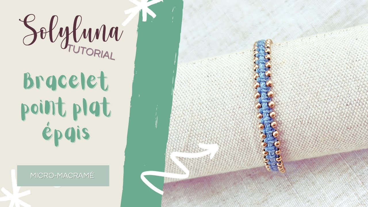 🧶 DIY BRACELET Point Plat Épais | Tuto Débutant·e Facile & Trop Stylé ✨