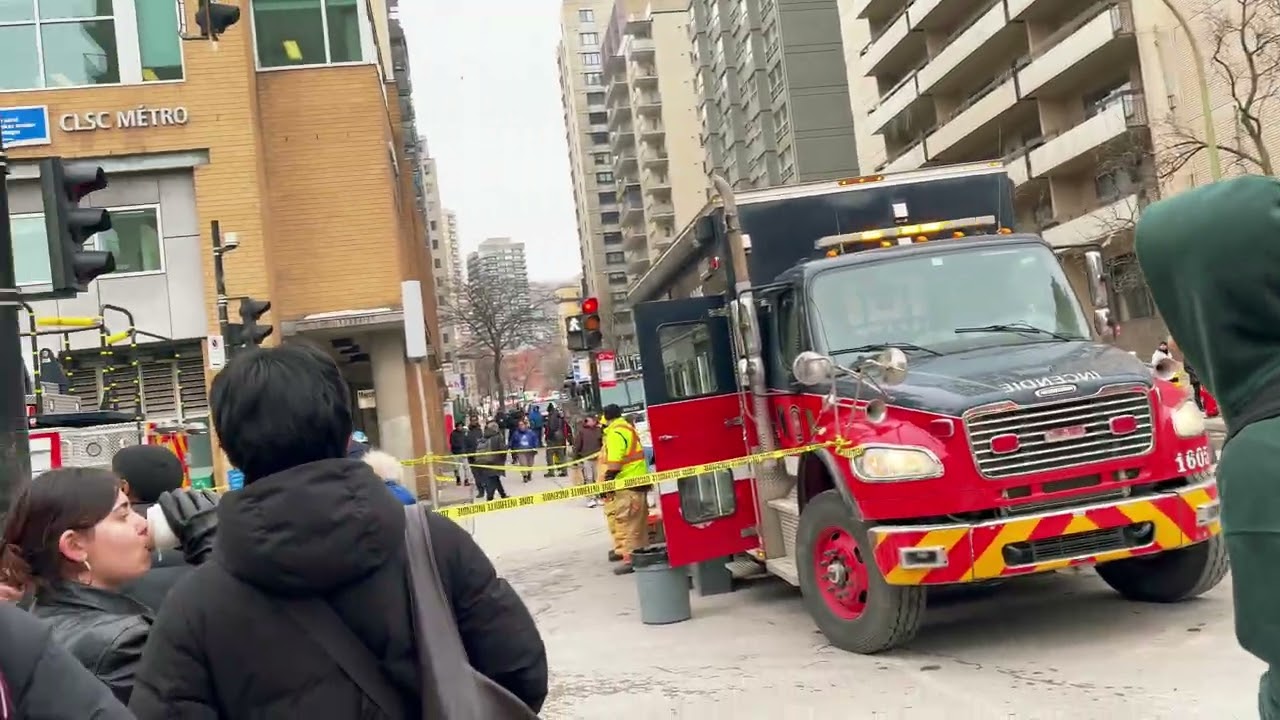 Massive fire truckers near Metro Concordia March 3 2026