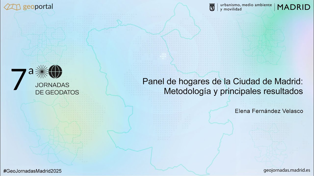 Panel de hogares de la Ciudad de Madrid: Metodología y principales resultados