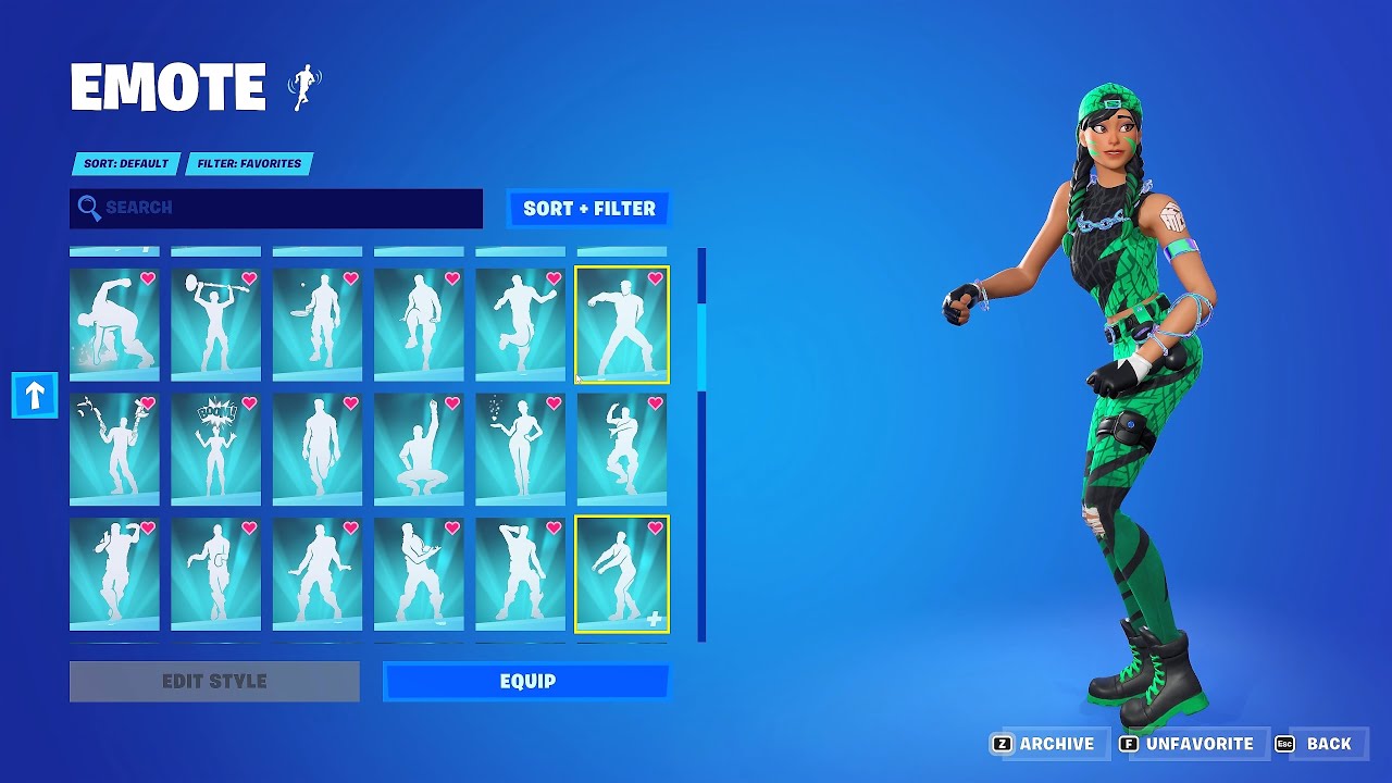 ALL FORTNITE ICON SERIES AND [NEW] TIKTOK EMOTES
