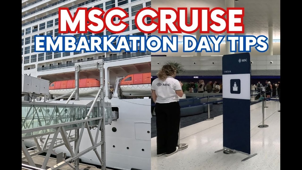 17 Things to Do on MSC Cruise Embarkation Day | MSC Cruise Tips | MSC Cruise Embarkation Day Tips