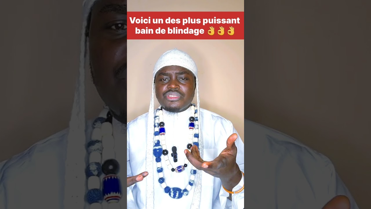 Voici l'un des plus puissant bain de blindage spirituel 👌