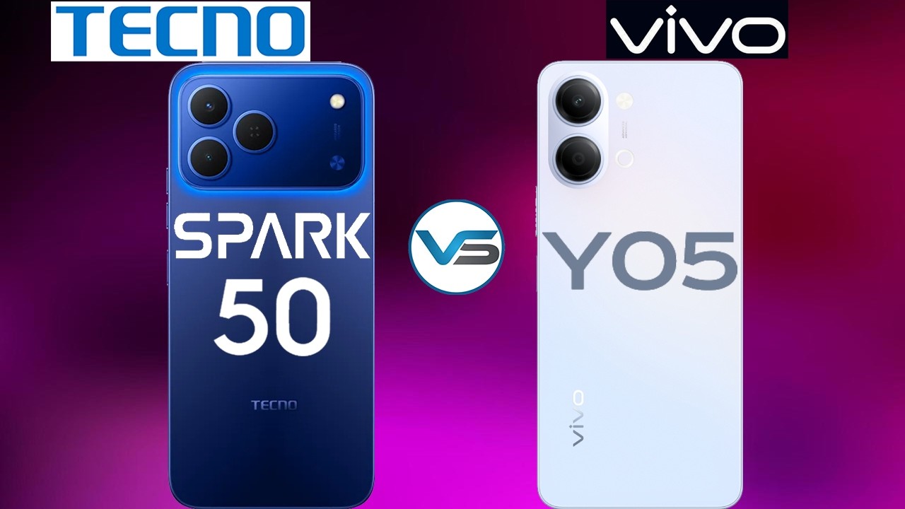 Tecno Spark 50 против Vivo Y05 | Vivo Y05 против Tecno Spark 50 | Серия Tecno Spark 50