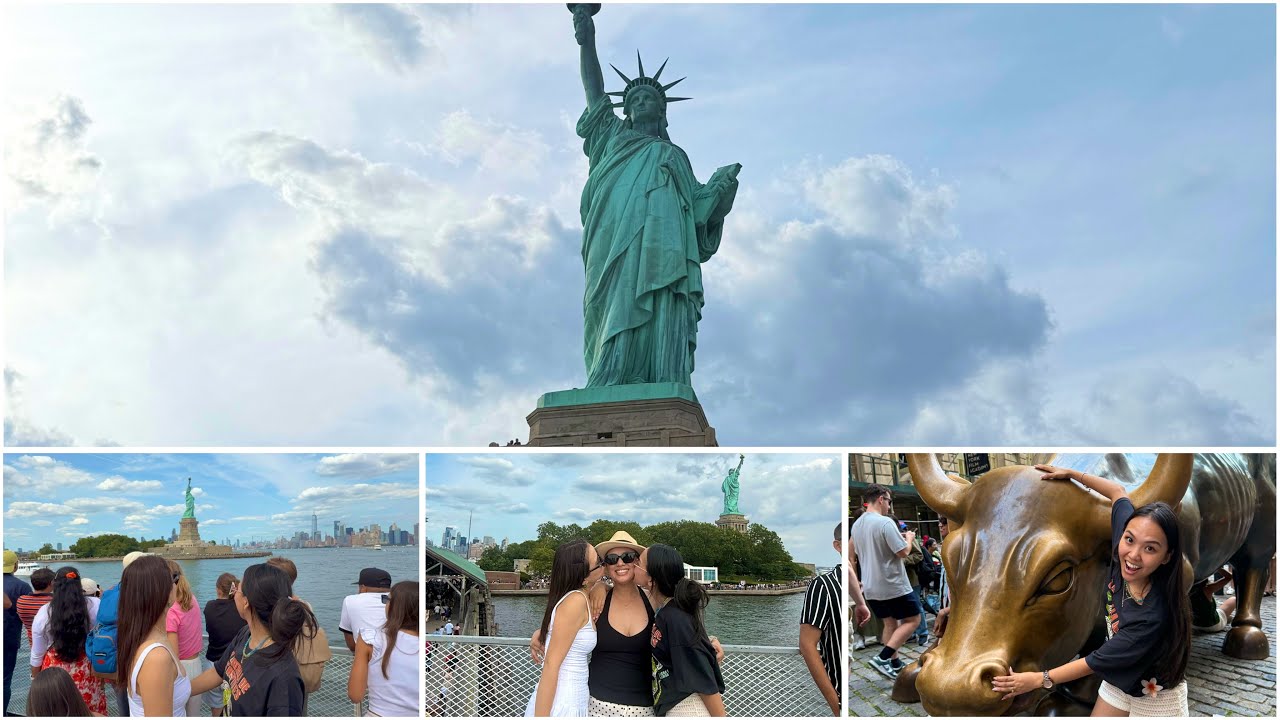 First Time Seeing the Statue of Liberty – So Unreal🥹 🤩 || sisters time || Tibetan Vlogger 