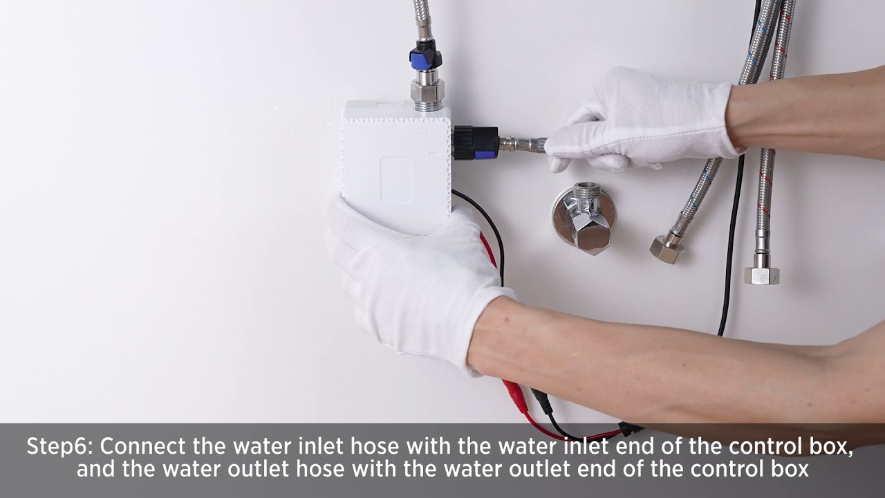 How to install the touchless kitchen faucet