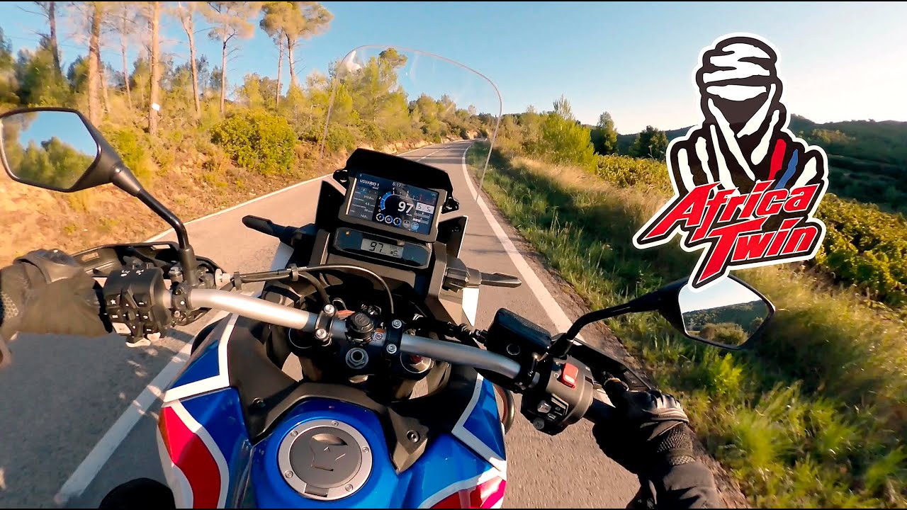 HONDA Africa Twin 2021, [RAW On board] Olesa-Avinyonet