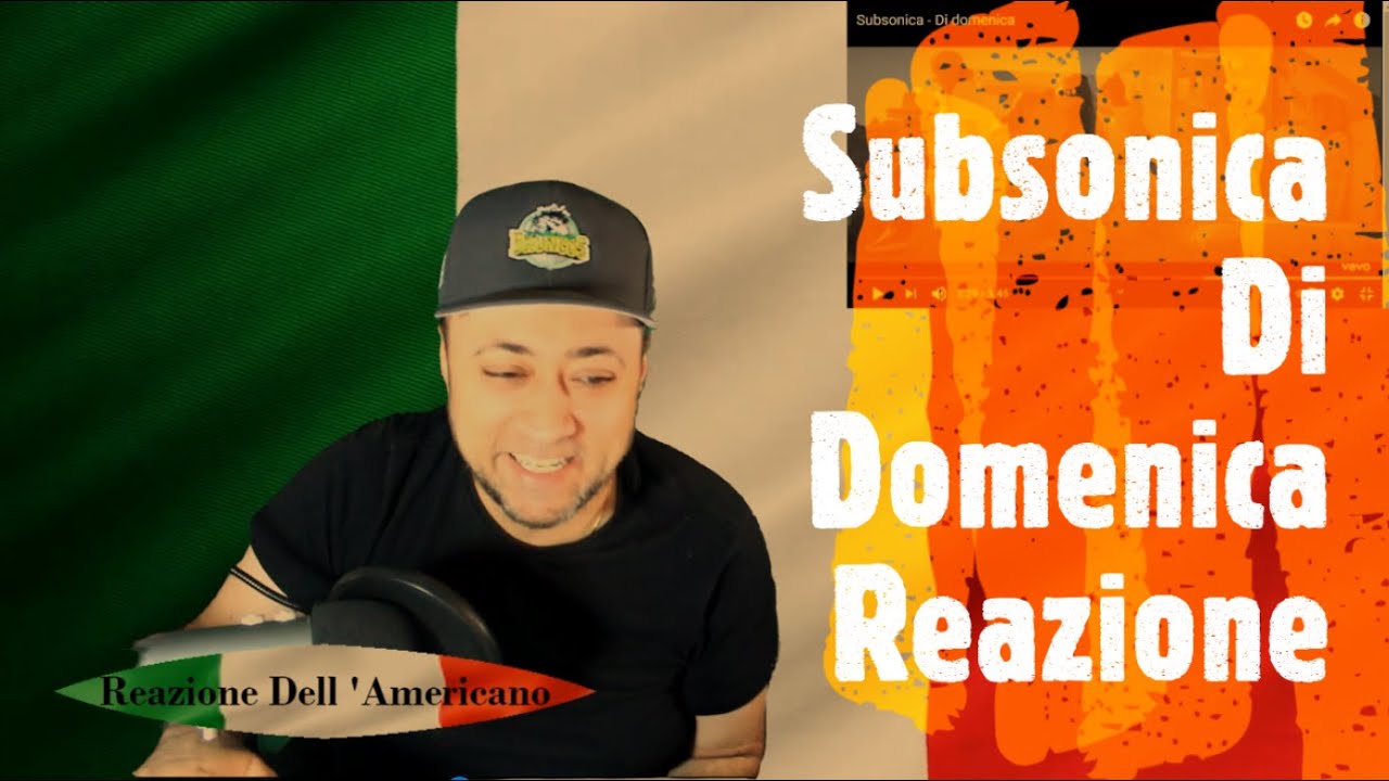 Subsonica Di Domenica Reazione Dell 'Americano Reaction