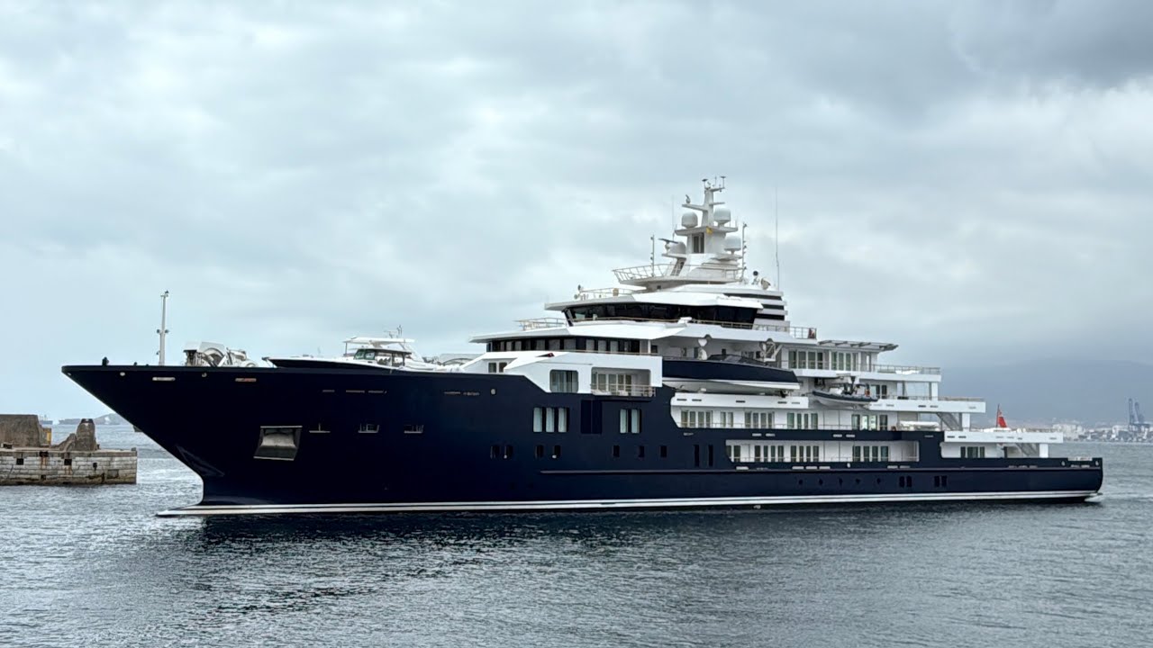 Multiverse Superyacht Docking in Gibraltar 