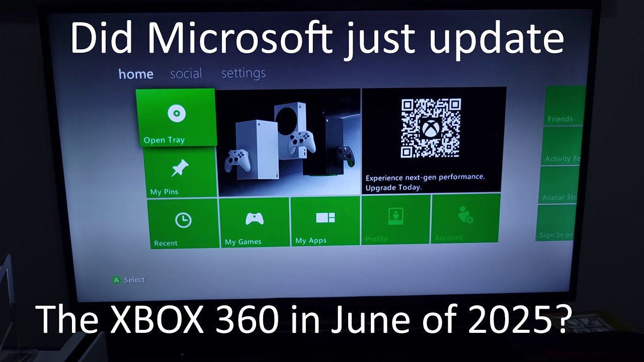 Обновление панели управления XBOX 360 за июнь 2025 г.