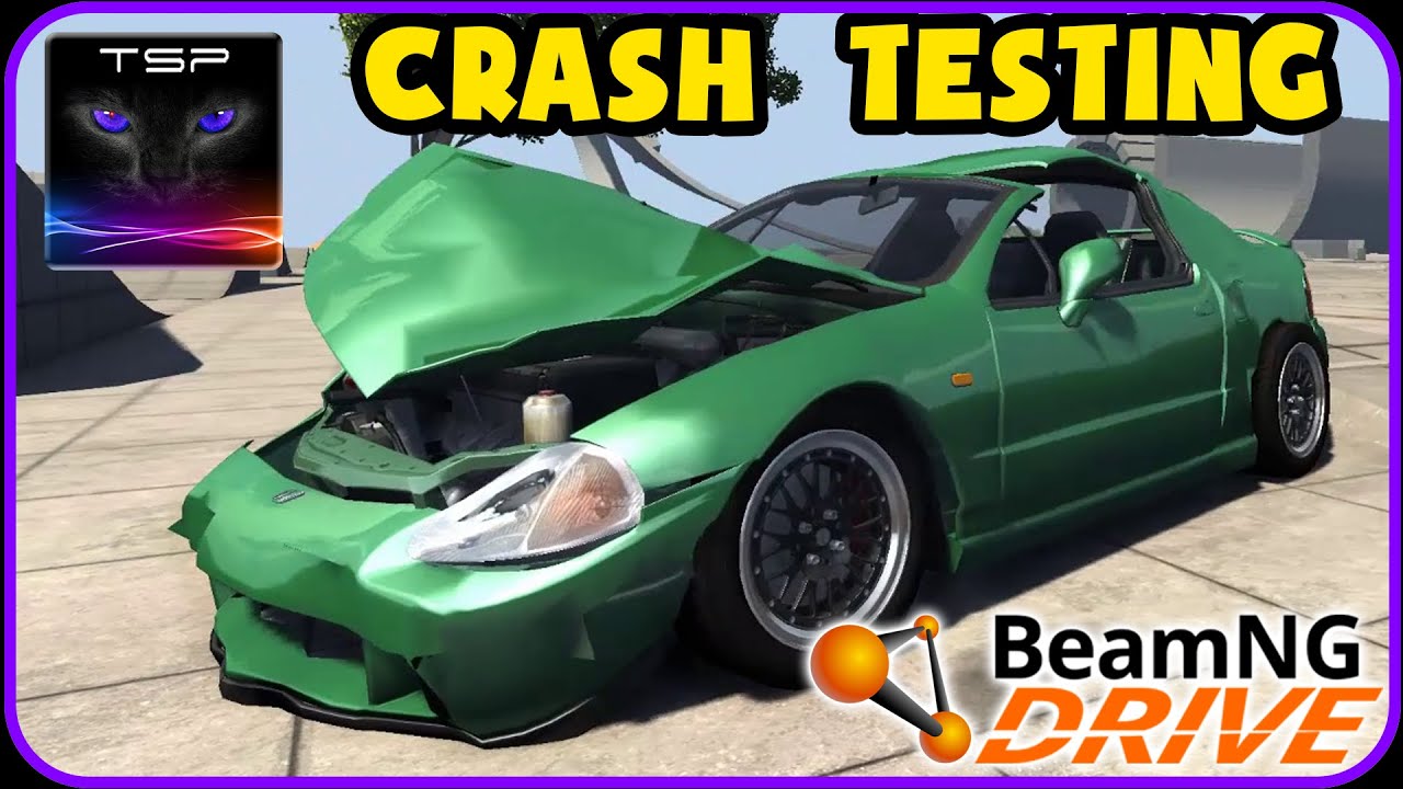 BeamNG.drive - CRASH TESTING - Honda CR-X Del Sol