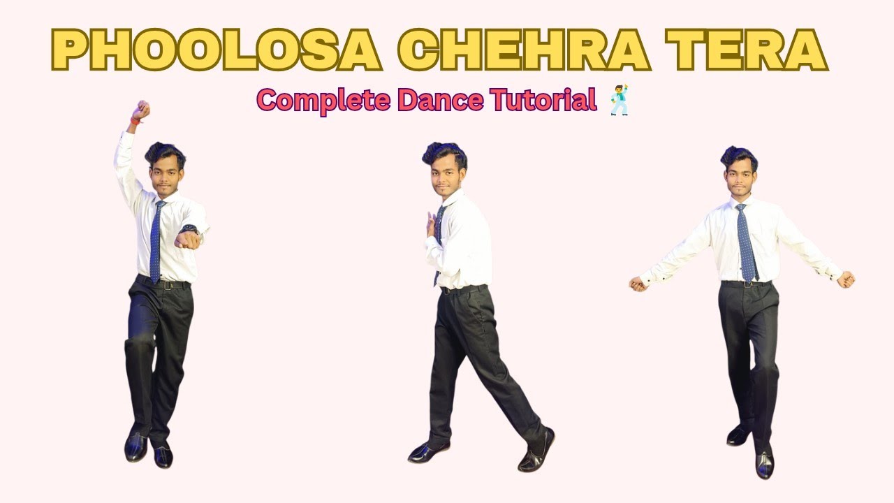 PHOOLOSA CHEHRA TERA || Complete Dance Tutorial 🕺 || Wedding Dance || Easy And Simple  