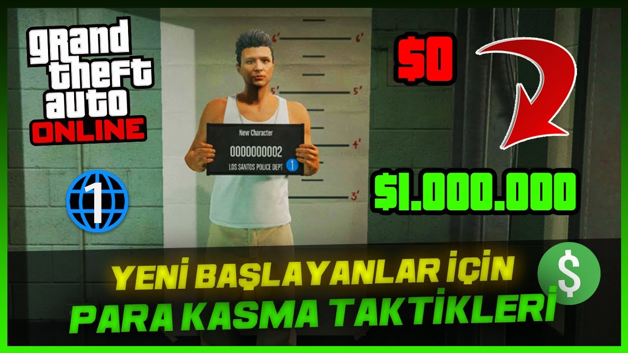 GTA ONLINE - YENİ BAŞLAYANLAR İÇİN PARA KASMA TAKTİKLERİ (SOLO)