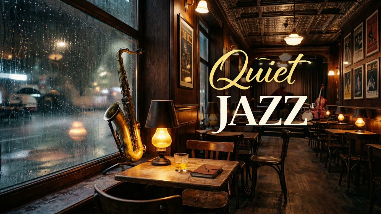 Quiet Jazz Cafe  Relaxing Saxophone Coffee Music