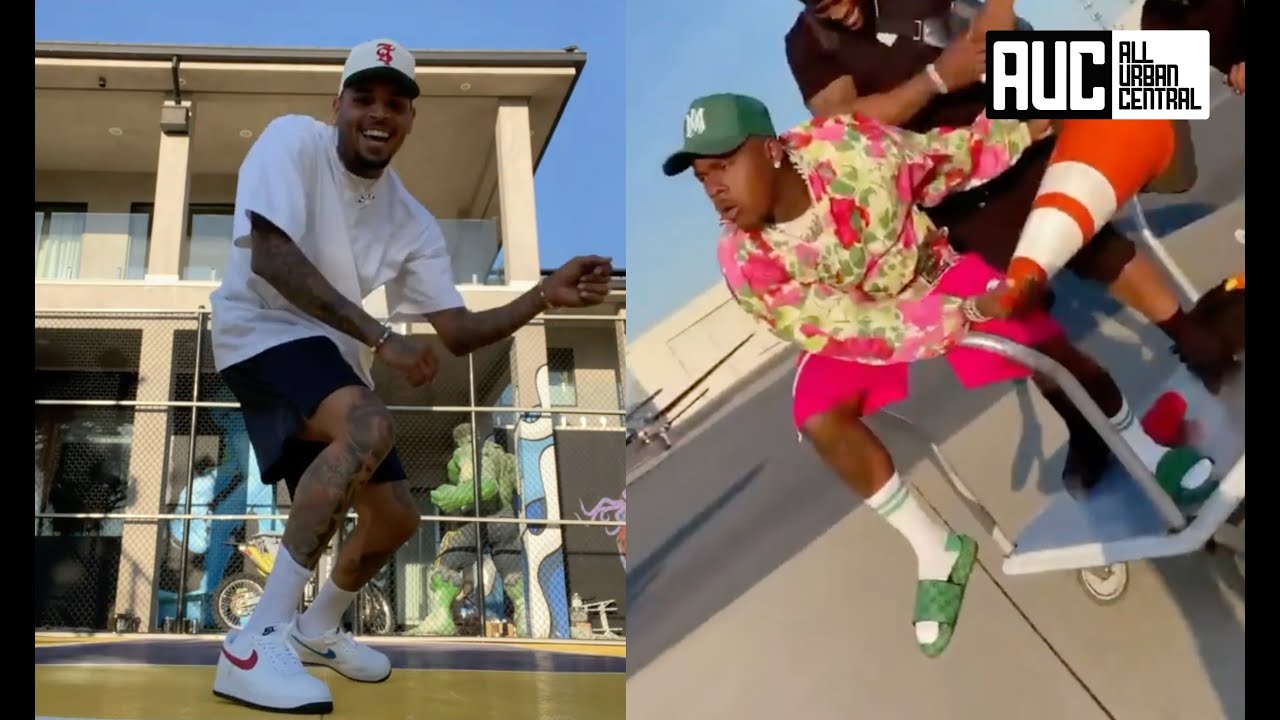 Young Thug Gets Chris Brown And DaBaby To Do The Ski Challenge