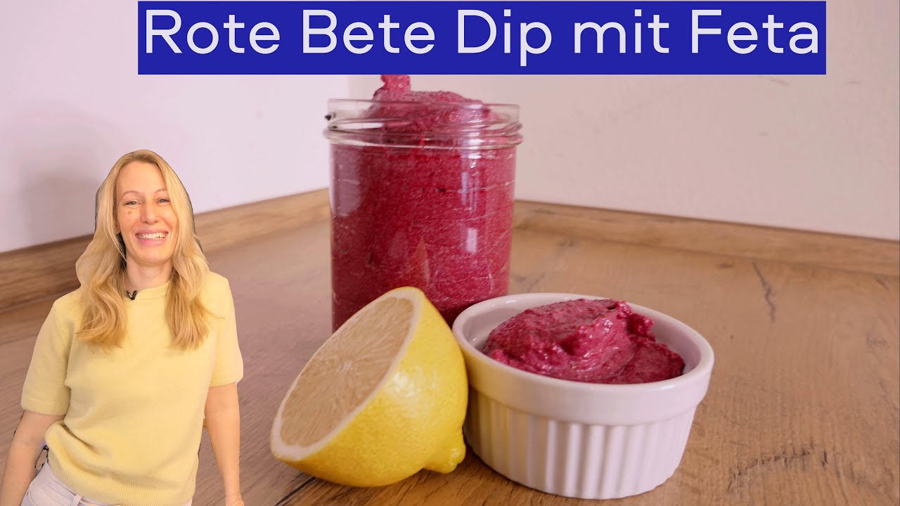 Rote Bete Dip mit Feta: Cremig, würzig, nährstoffreich