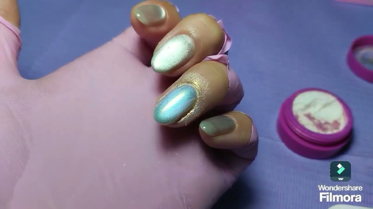 Efecto aurora/ paso a paso 💅🏼 