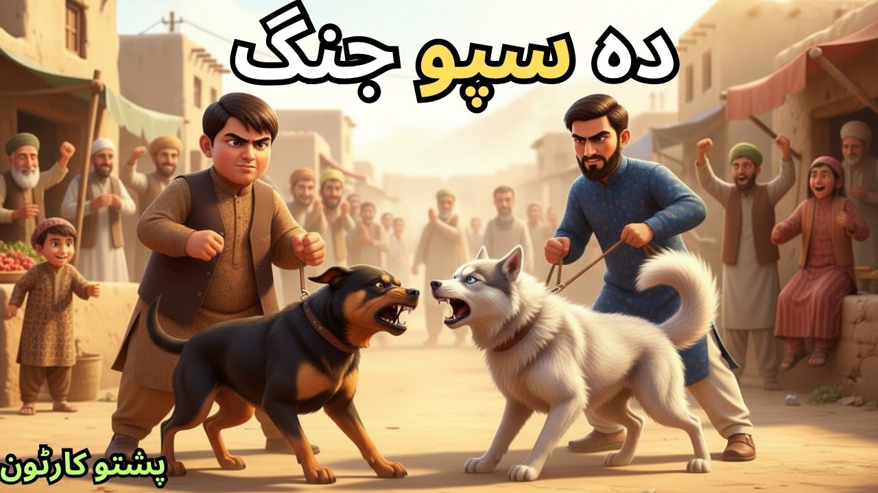 Da spo jang l pashto cartoon l 🦮
