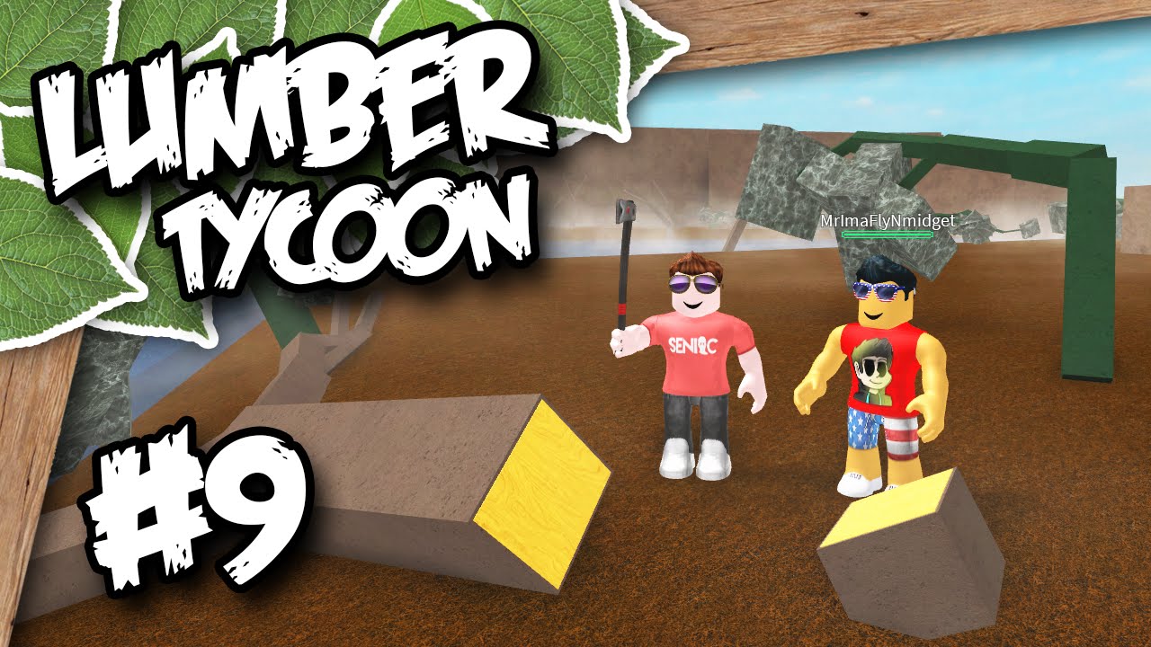 Lumber Tycoon 2 #9 - GOLD ZOMBIE TREES (Roblox Lumber Tycoon) w/Imaflynmidget
