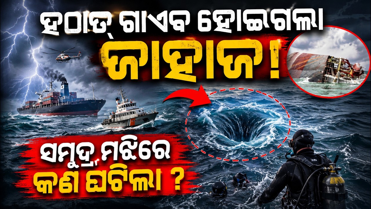 ହଠାତ୍ ଗାଏବ ହୋଇଗଲା ଜାହାଜ ! Paradip-Singapore Ship Sinking | Ship Sinks Near Paradip | cargo ship |