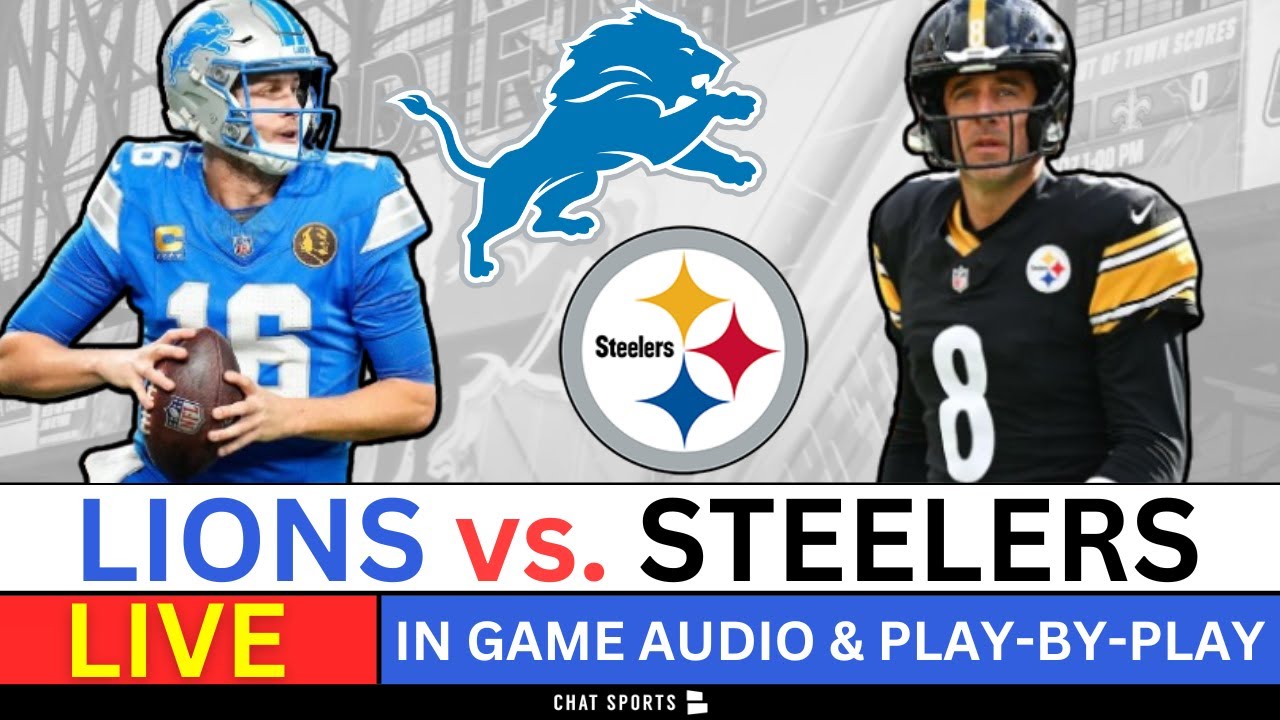 Lions vs. Steelers Live Streaming Scoreboard, Play-By-Play, Game Audio & Highlights | NFL Week 16