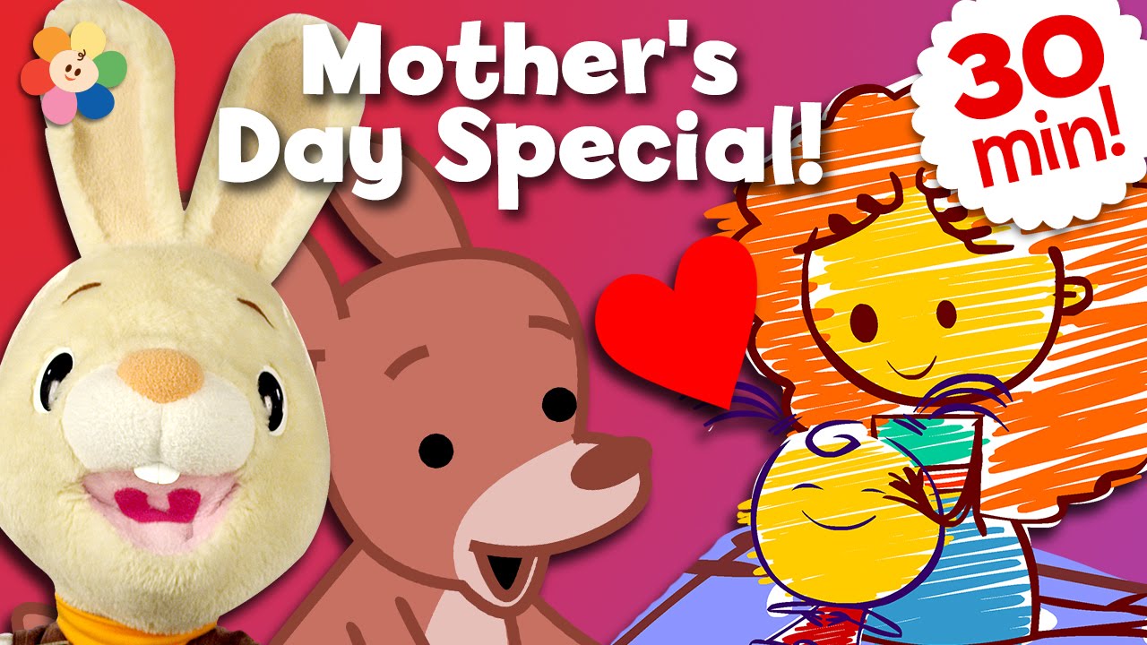 Happy Mother's Day! Half Hour Compilation of Mothers Day Songs for Kids & TV Episodes | Mom Songs