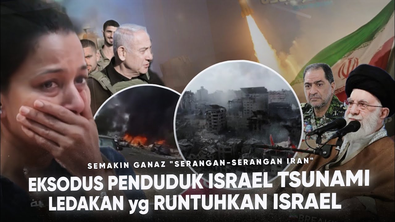 PENGAKUAN PENDUDUK ISRAEL “IRAN BUAT TSUNAMI LEDAKAN di ISRAEL” RIBUAN WARGA ISRAEL EKSODUS