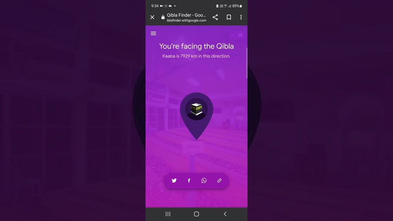 How to use Google Qibla Finder